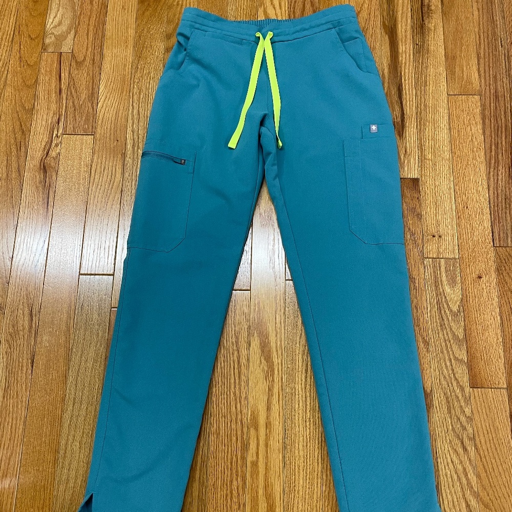 Figs Yola Skinny Scrub Pants in Marine Size XXS